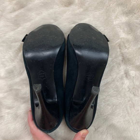 Steve Madden Lezlie peeptoe leather stiletto pumps - Picture 7 of 9